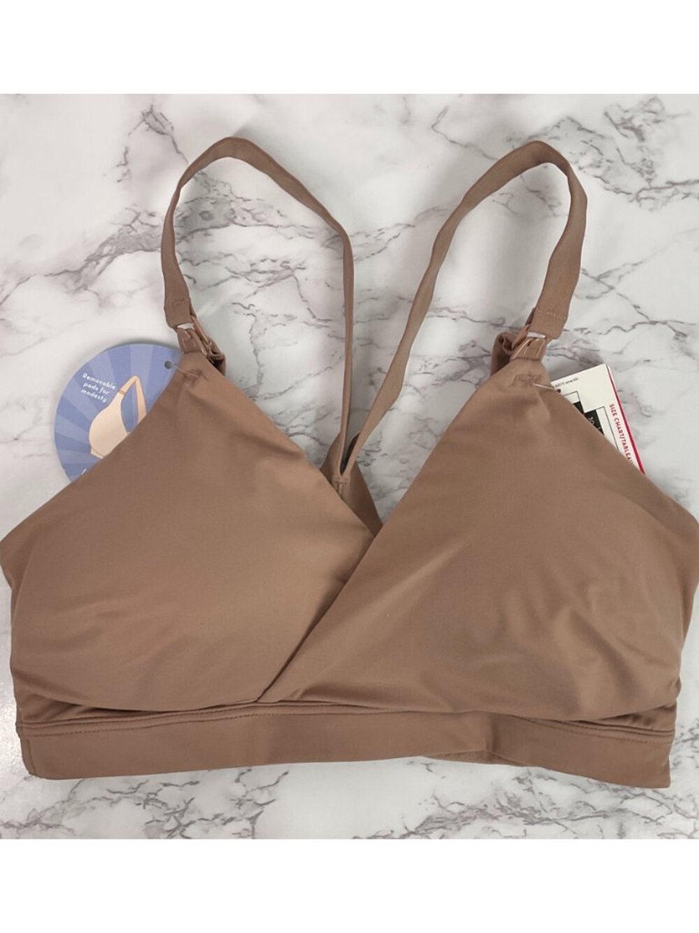 Spanx Cafe Au Lait Bra-llelujah Mama Nursing Bra Small New